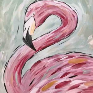 Flamingo Painting